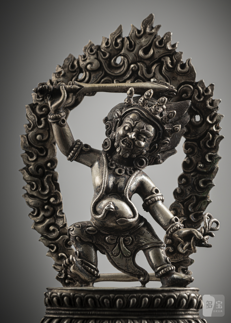 A SILVER FIGURE OF ACALA - 图5